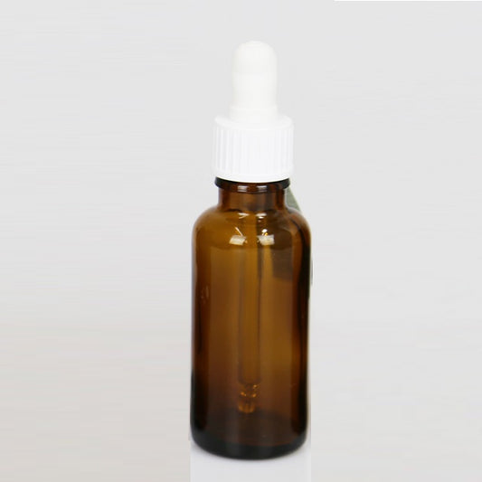 遮光ビン 茶 スポイトキャップ付 30ml